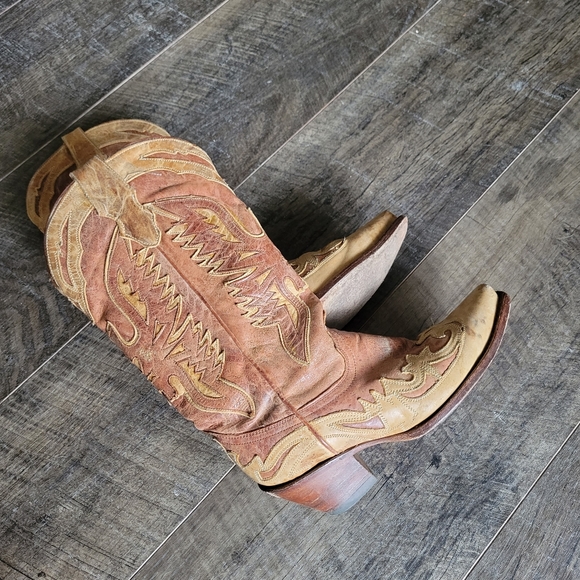 Corral R2227 Distressed Pheonix Eagle Cowboy Boots - Picture 9 of 12